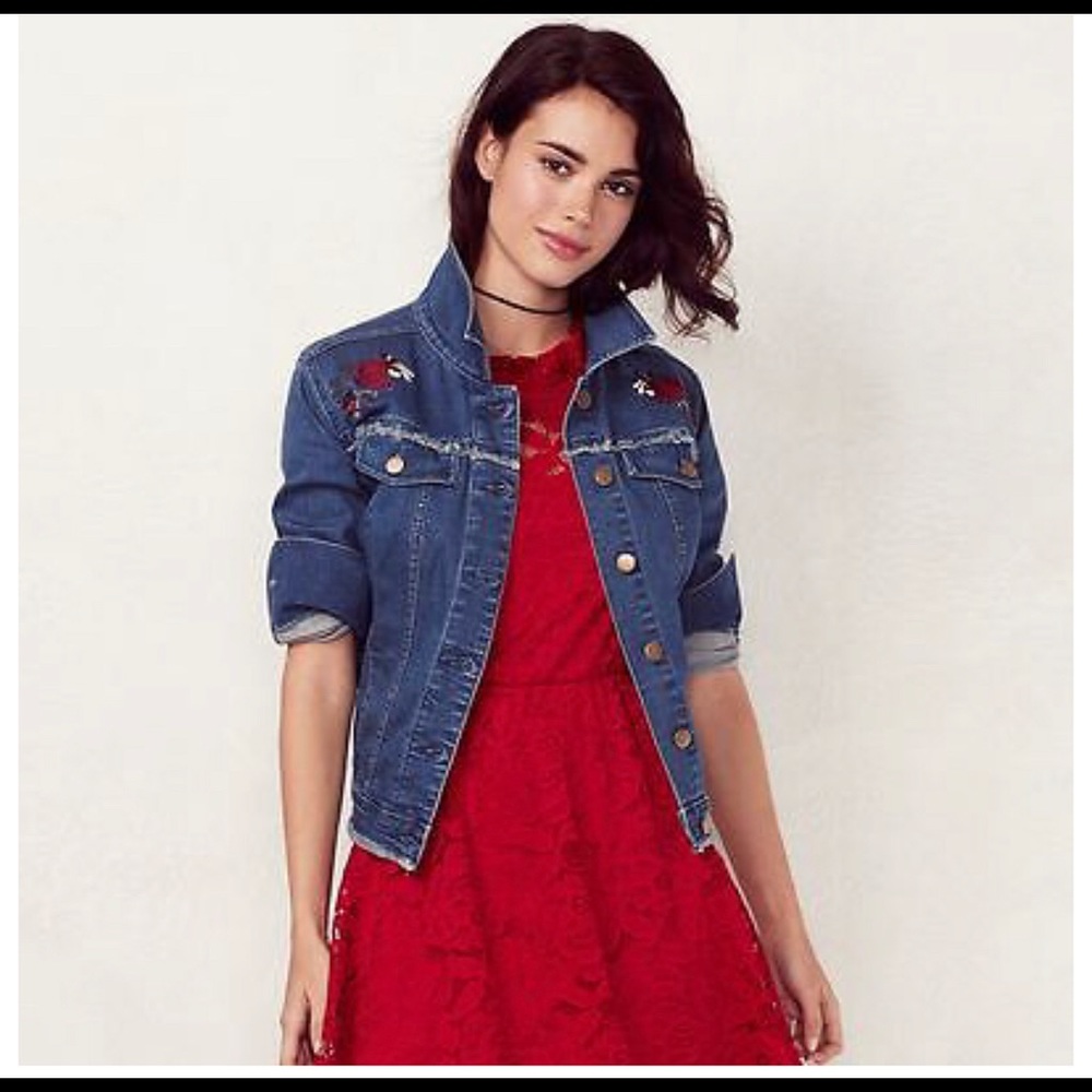 Lauren Conrad Bee Mine Jean Jacket
